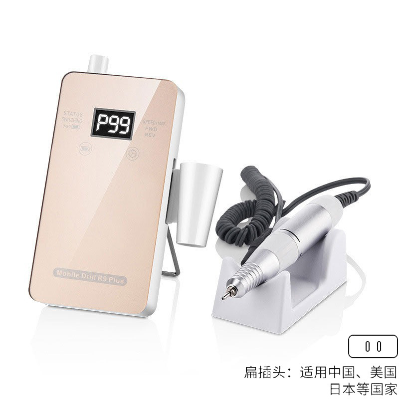 Amoladora de uñas transfronteriza Amoladora de uñas de almacenamiento eléctrico Amoladora de uñas de bajo ruido 30000rpm Despojadora de uñas profesional