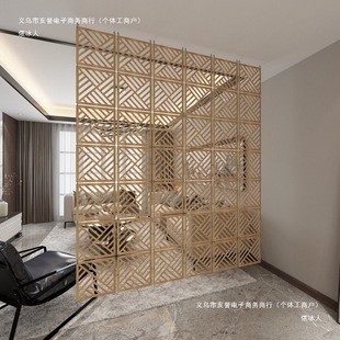 Fashion Hanging Screen for Entrance, Bedroom, Hotel, Simple Modern Chinese Style Hollow Office Foldable Hanging Partition