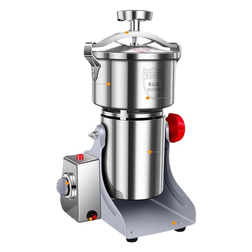 Измельчитель для травяных лекарств, электрическая сухая мельница для ультратонкого измельчения, многофункциональная машина для дробления и измельчения с высокой скоростью.