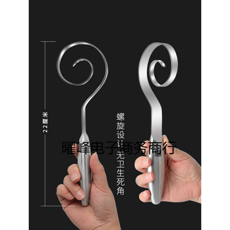 Ручной миксер для теста, палочка для перемешивания порошка с антипригарным покрытием, тестомес Shenhua, тестомес из нержавеющей стали