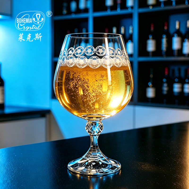Importación de cristal sin plomo tazas de vino lujosas tazas de alto pie francesas tazas de champagne tazas de vino personalizadas al por mayor
