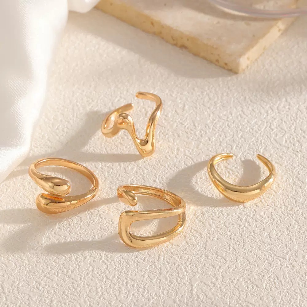 Glänzender Designer Ring Für Damen, Elegant Und Bequem_voghion.com