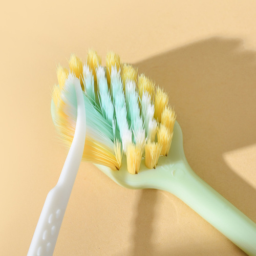 Japanese wide head toothbrush soft bristles for adults men and women couples medium hair household large head household high-end wholesale