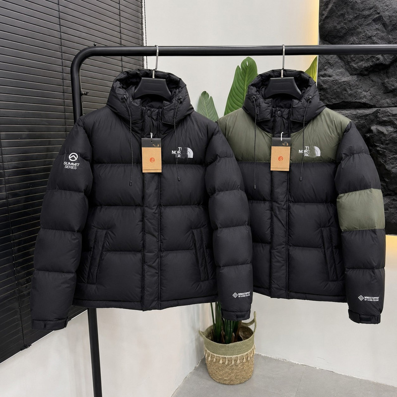 Cross-Border Tnf North Face Peak Series Ski Jacket, Thickened, Warm, Windproof, Hooded Cotton Jacket, in Stock for Immediate Dispatch