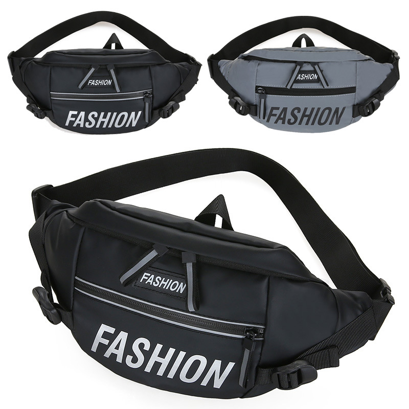 Bolso de la cintura de la marca de moda ins bolso de pecho de pareja de la calle nuevo estilo coreano de las mujeres Harajuku estilo de viaje bolso de hombro casual