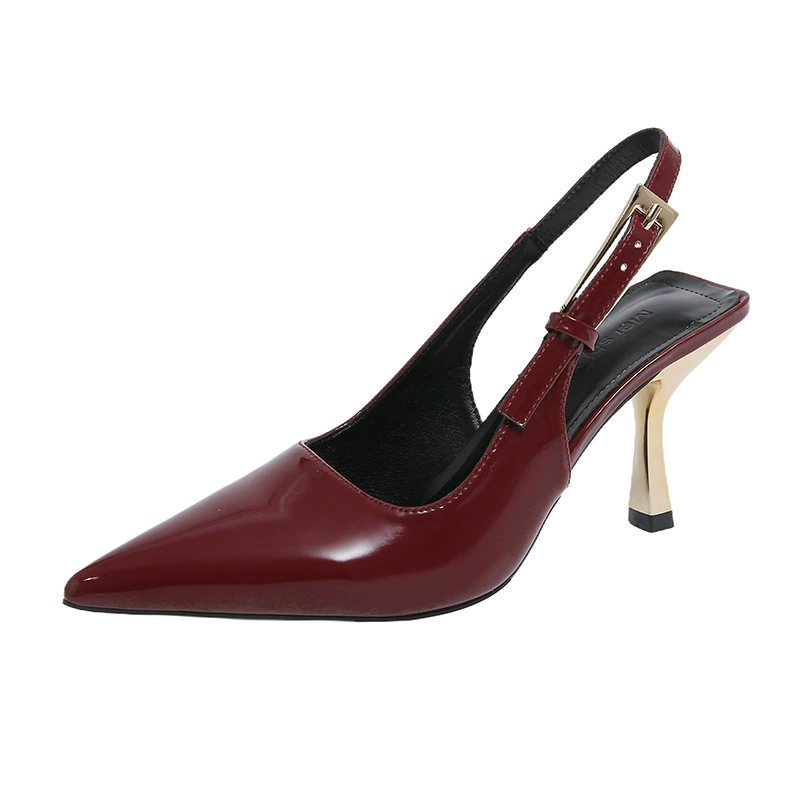 Summer metal sexy footwear high heels, sandals, European style