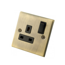 英标英式英规英国插座 1 GANG 13A DOUBLE POLE SWITCHED SOCKET