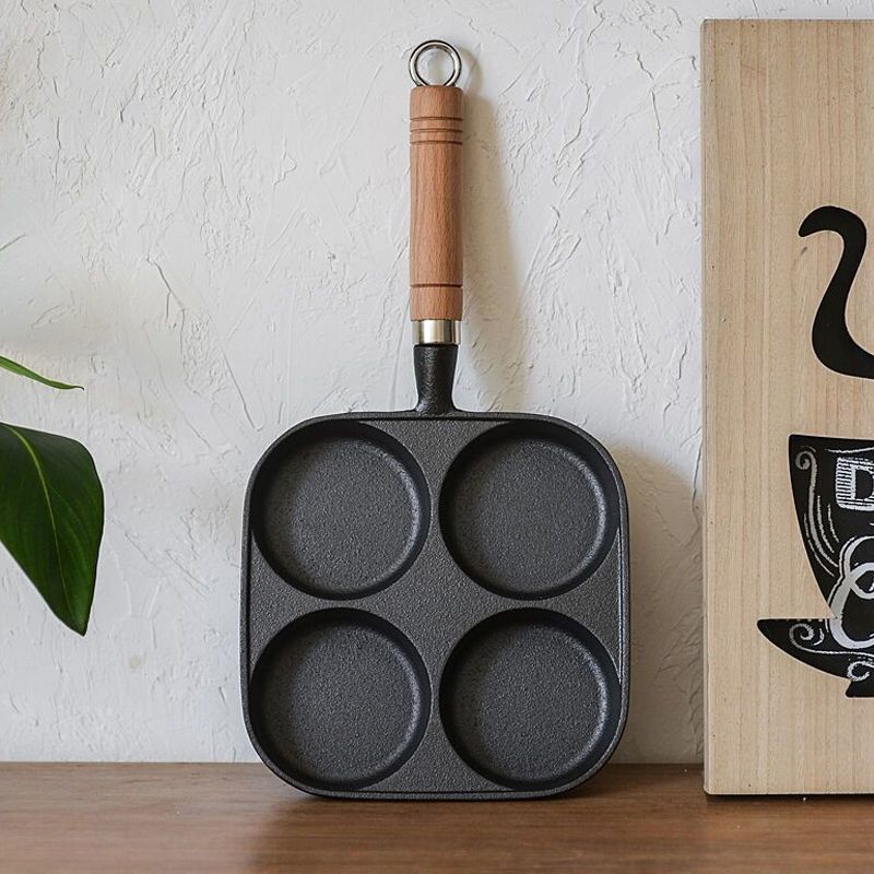 새로운 넘침 방지, 심화 및 대형 4구 냄비, 단일 냄비, 선물 없음