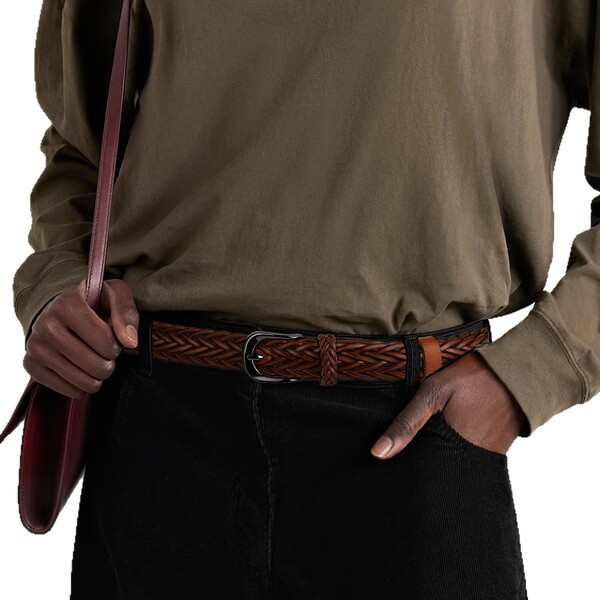 Retro woven durable classic belt handmade