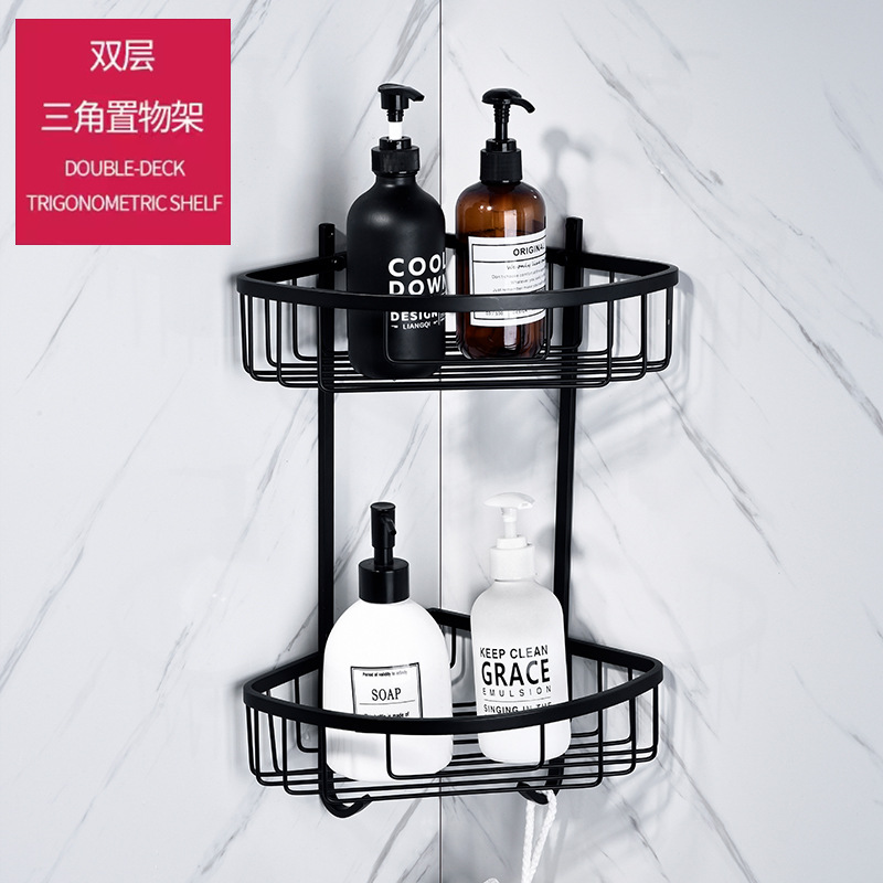 304 acero inoxidable negro toallas de baño colgando toallas de baño estante de almacenamiento conjunto de colgantes de hardware