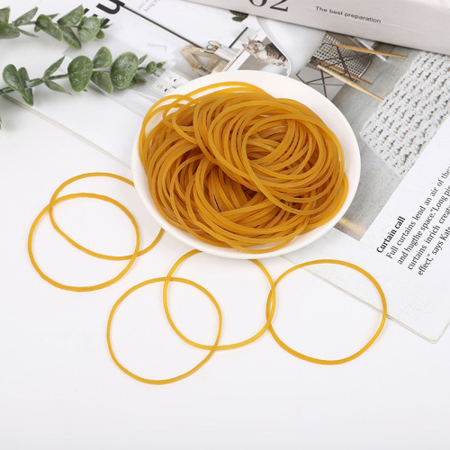 Zhihua yellow rubber bands, disposable rubber bands, yellow elastic bands, wholesale rubber rings, cowhide rubber bands, high-temperature resistant rubber bands.