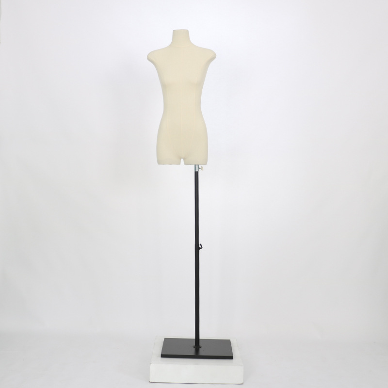 Mejorada modelo plano accesorios de las mujeres medio cuerpo ventana soporte muñeca tienda de ropa cuerpo modelo soporte de exhibición de cuerpo completo