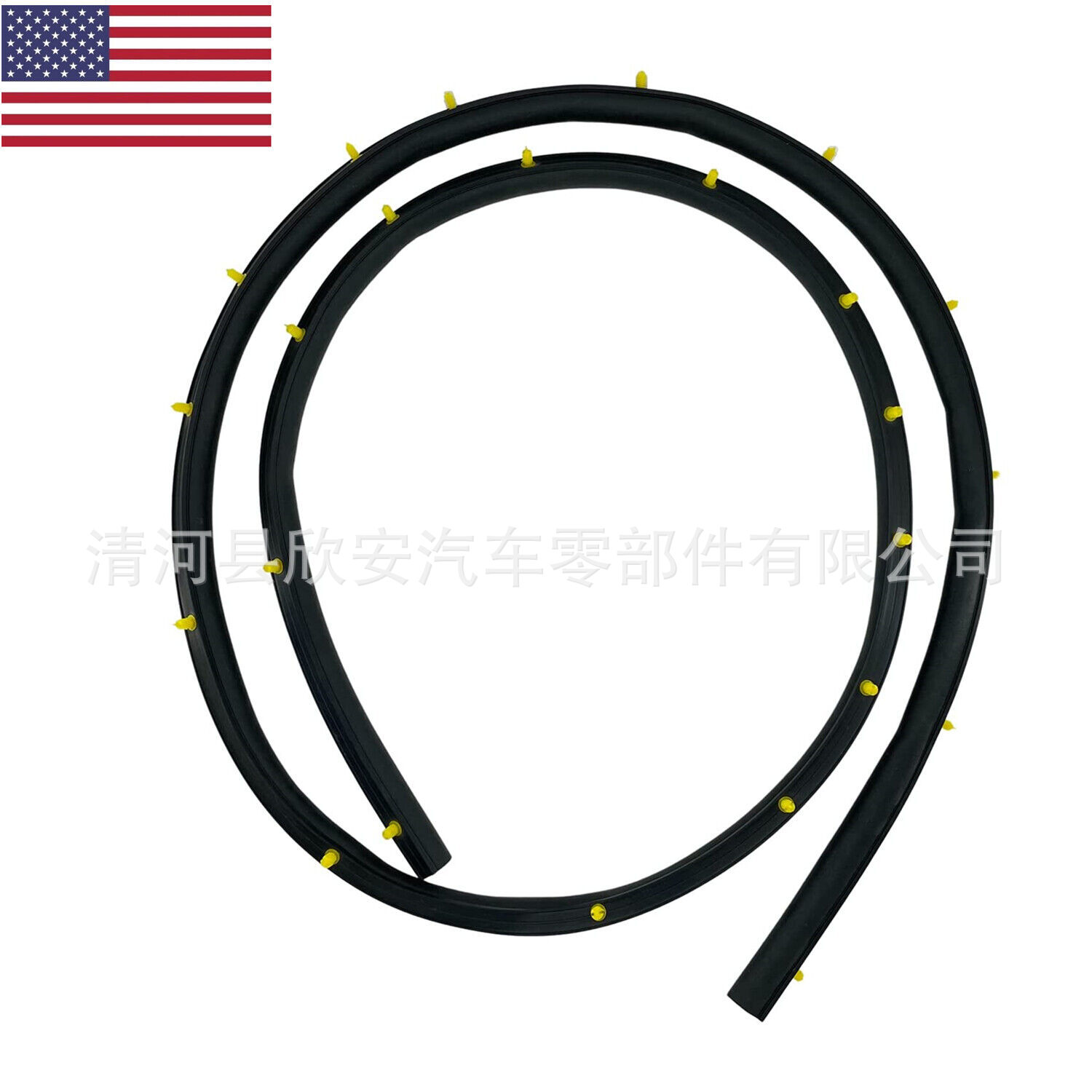 apply Grand Cherokee Dodge Durango The hood Cover Sealing tape Front bar Sealing strip 68070493AA