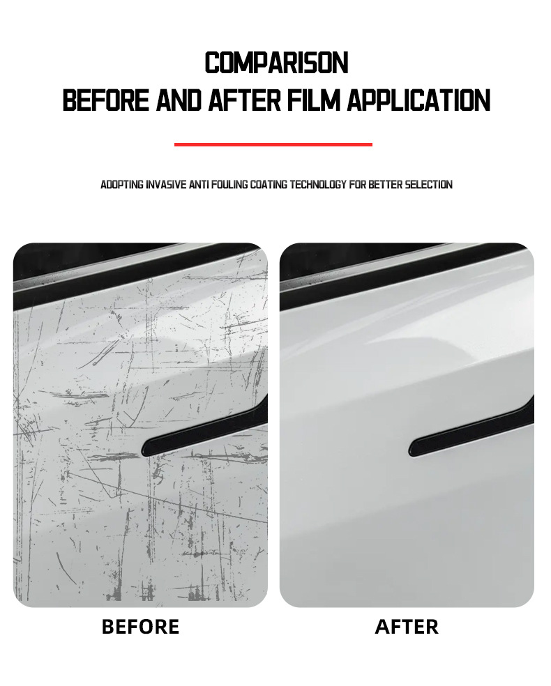 20-24 Tesla Model Y Custom-Made Invisible Car Cover Tpu Film Paint Protection Film for Car Paint