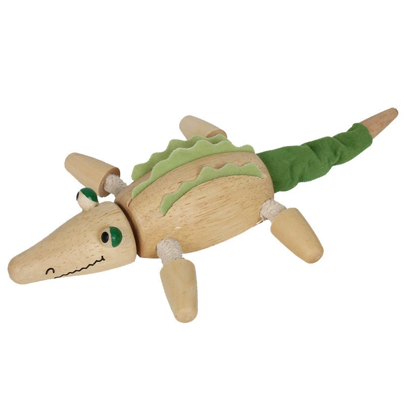 Wooden realistic constructor, farm, doll, early education