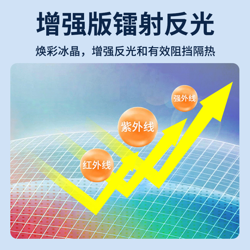 (2개) XIAOPENG G3G6G9 빛나는 얼음 크리스탈 채광 차양 P5P7 스카이 커튼 단열 자외선 차양을 위해 적당한