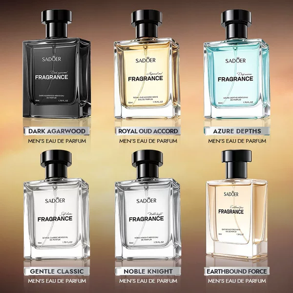 SADOER Oud Musk Men's Perfume, a luxurious fragrance with a natural, captivating scent, perfect for international trade
