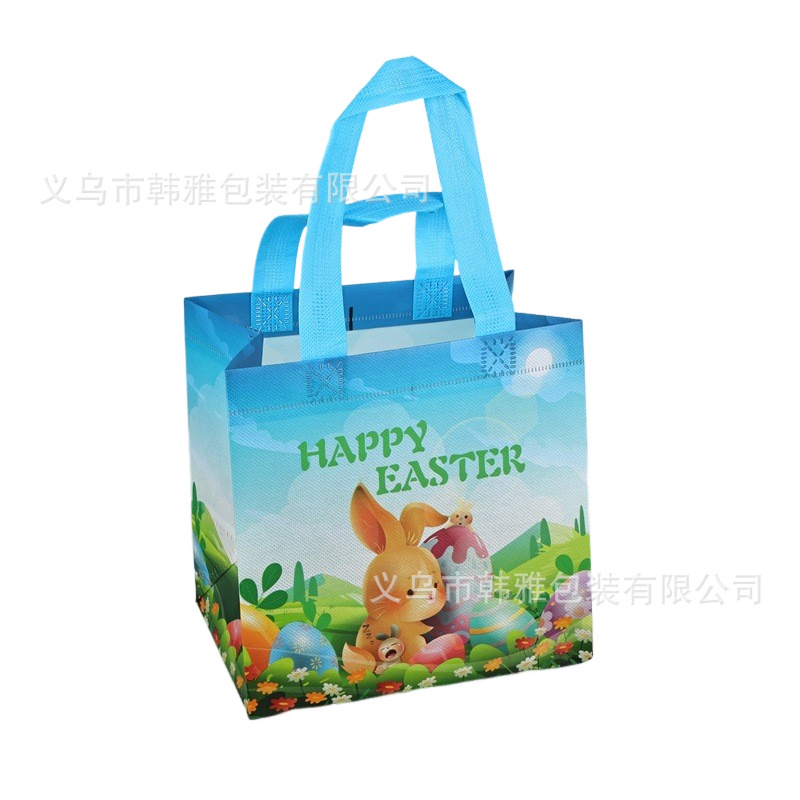 Transfronterizo en stock Bolsa de regalo de Pascua Bolso de dibujos animados no tejido Bolso de decoración de fiesta tridimensional grande traje