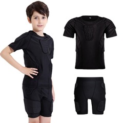 Wholesale anti-collision clothing children's basketball football training clothing set goalkeeper goalkeeper rugby softball sports protective gear