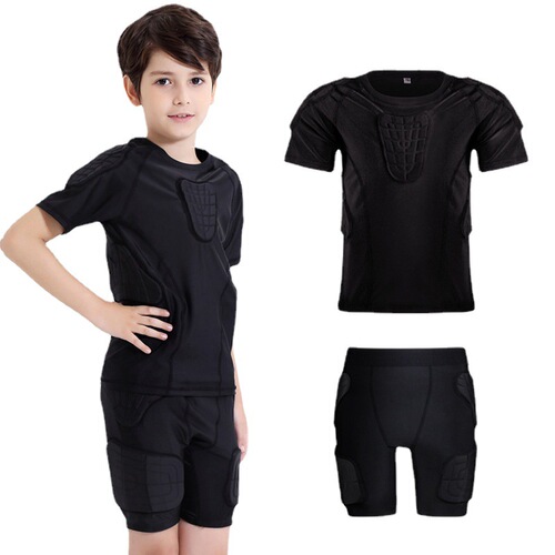 Wholesale anti-collision clothing children's basketball football training clothing set goalkeeper goalkeeper rugby softball sports protective gear