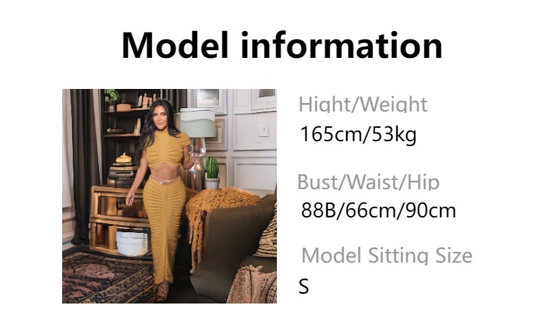 Cross-border sourcing sexy knit mesh club set