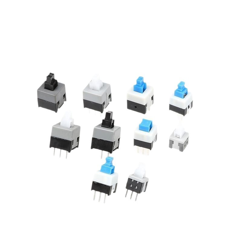 工場供給セルフロック無錠ボタンスイッチ5.8*5.8/7*7/8*8/8.5 * 8.5mm環境保護耐温3脚6脚|undefined