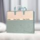 Non-woven bag in stock three-dimensional zipper portable bedding four-piece packaging storage bag source manufacturers wholesale