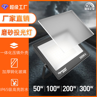 Led Outdoor Waterproof Lighting Lamp Glare 110 ° Luminous Angle Large Area Ip65 Frosted Mirror Flood Light