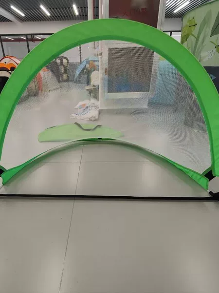Children's Semi-Circular Football Goal, Foldable Portable Indoor and Outdoor Football Net, Family Activity Football Goal