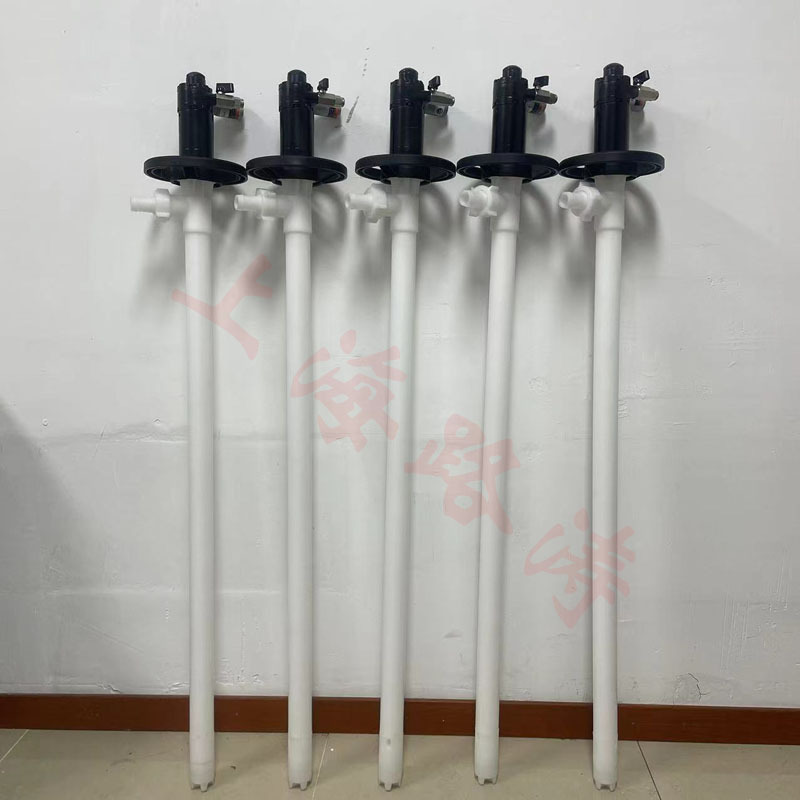 供应HD-A1+PPHT-1200HP气动盐酸泵|气动抽料泵|气动插桶泵油桶泵