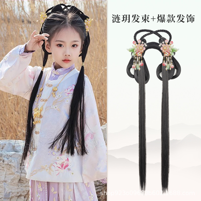 Lianyue 헤어 번들 버스트 헤어 액세서리 한 쌍