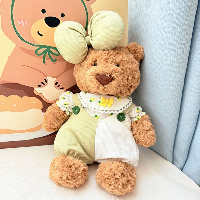 Котята Барселона Bear Clothes Барселона Bear Clothes Фланелевые пижамы Набор eye mask Cute Dressup