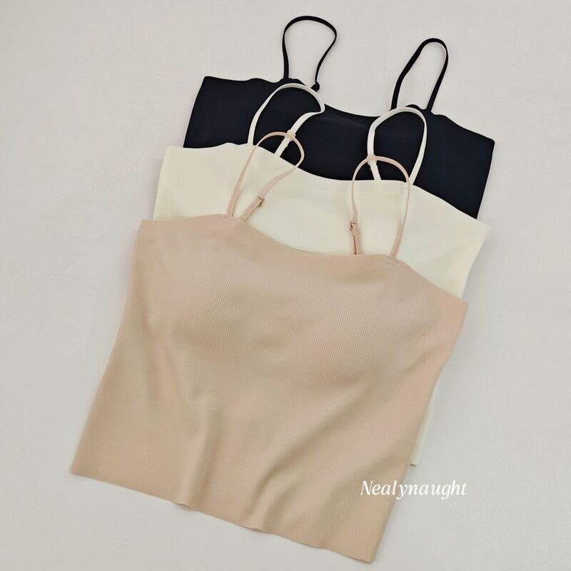 Modal silk lined fixed cup ice silk vest for outer wear, seamless, non-transparent, invisible Hanfu inner layer Modal silk lined fixed cup ice silk vest for outer wear, seamless, non-transparent, invisible Hanfu inner layer