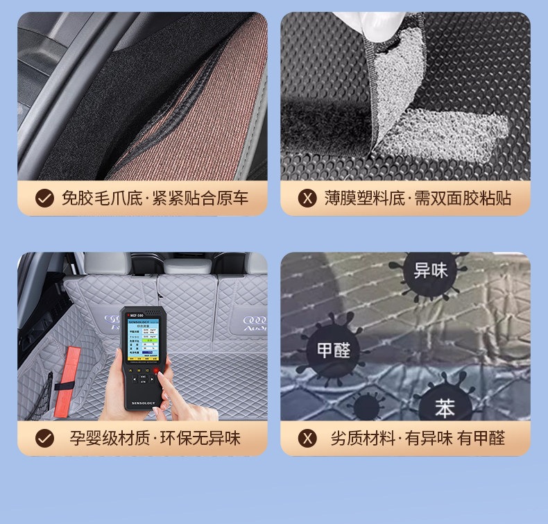 10-26 Audi Q5L, Audi Q5L Sportback, Audi Q5 e-tronH full-trunk mat