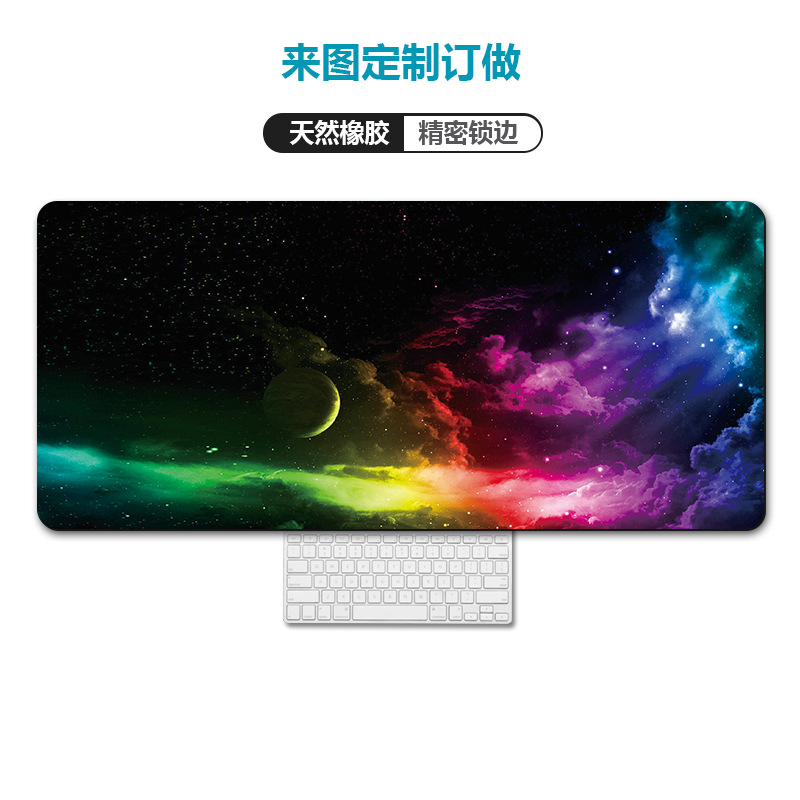 Amazon transfronteriza mapa de calor Rage bestia equipo alfombrilla de ratón de gran tamaño engrosada bloqueo escritorio de la computadora pad alfombrilla de ratón