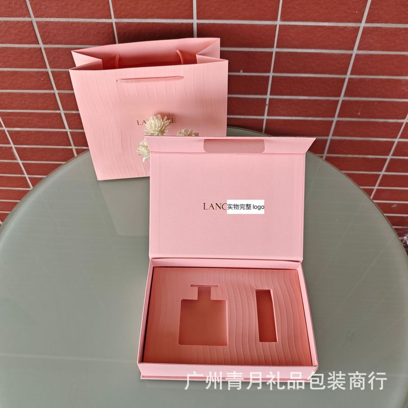 热销款兰家香水礼盒小蛮腰口红盒兰家手提袋包装盒子手提袋现货|undefined