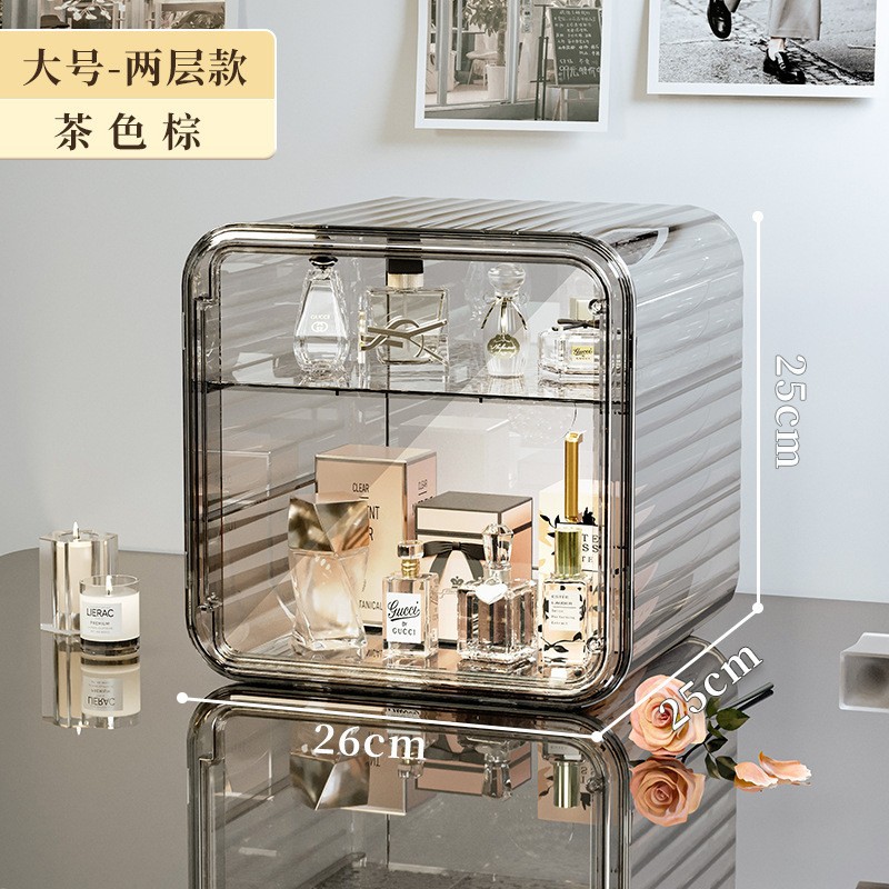 Taza de té bandeja de té taza de agua bandeja hogar sala de estar mesa de café juego de té taza de té gabinete de almacenamiento de doble capa