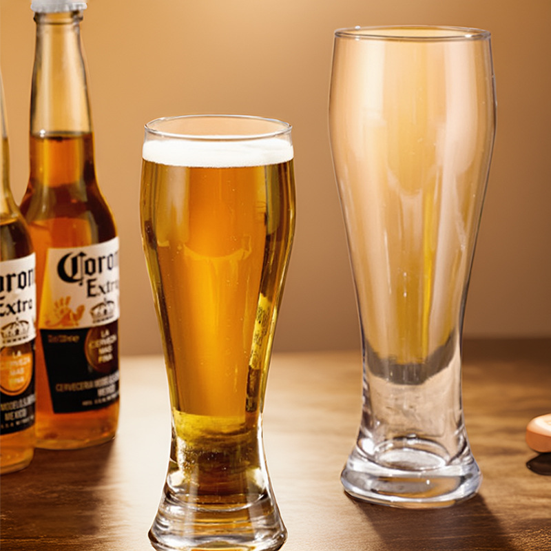 Vaso para cerveza artesanal, vaso para cerveza de barril, gran capacidad, cerveza oscura, cerveza de trigo, vaso para cerveza tipo pint, vaso para cerveza con cintura cónica