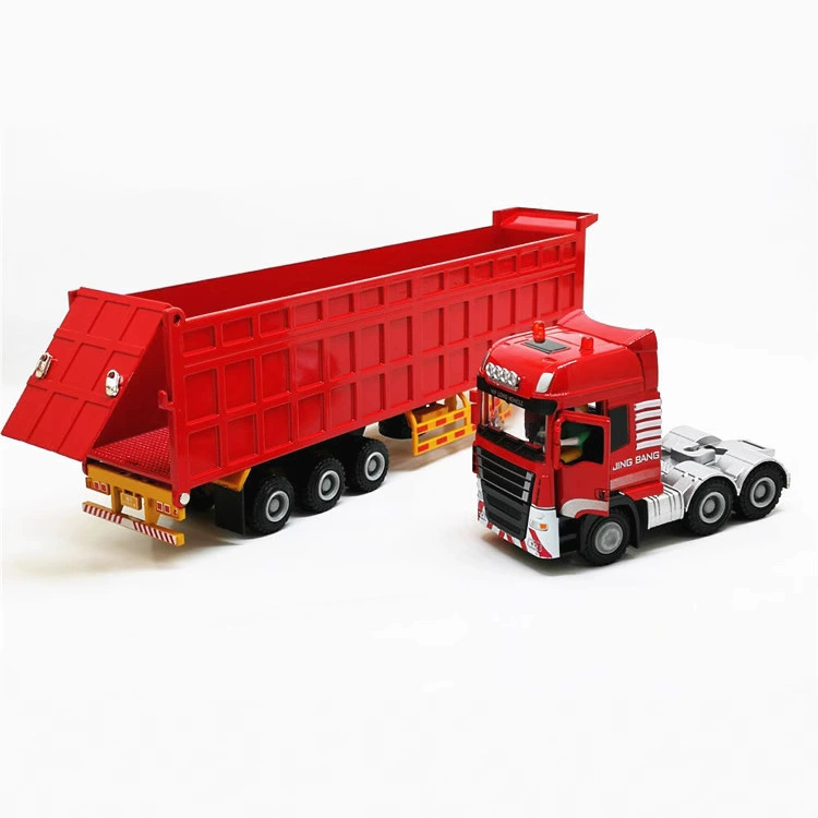 精邦 Truck, transport, car model, toy, scale 1:50