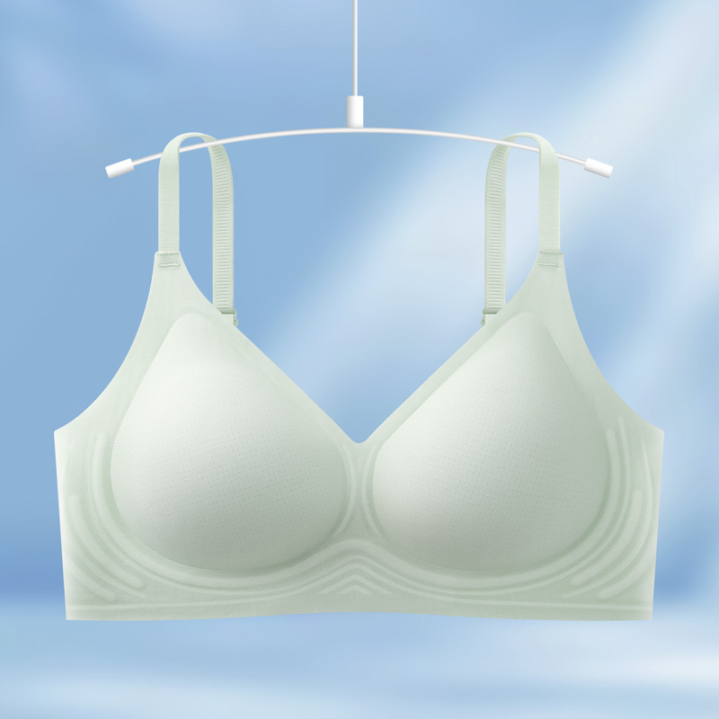 Comfortable underwear, breathable push up bra, supporting wireless bra