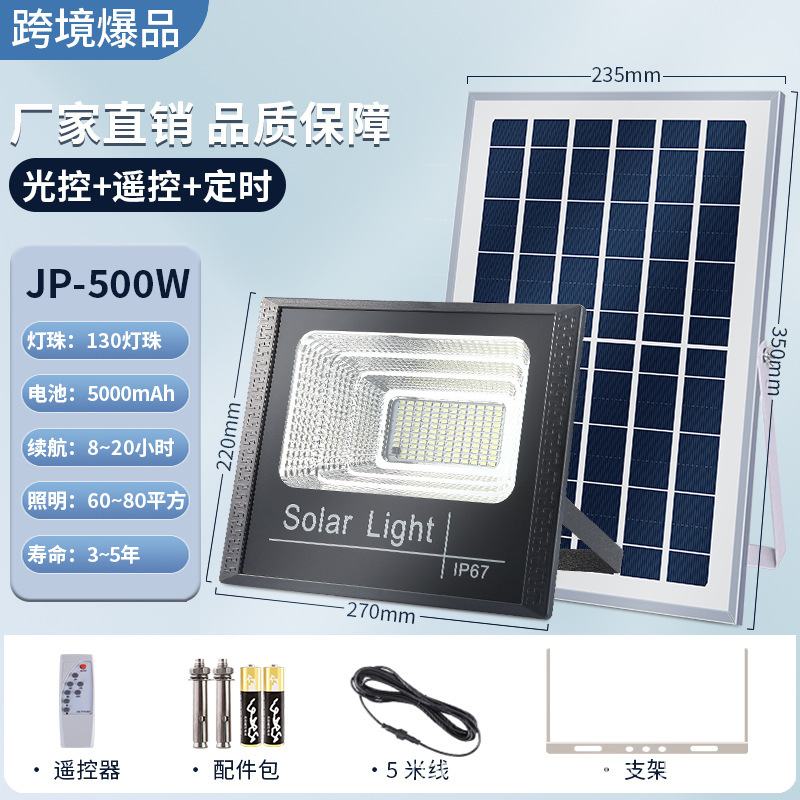 Lámpara solar lámpara de patio al aire libre lámpara de proyección solar luz solar inducción del cuerpo humano lámpara de calle solar