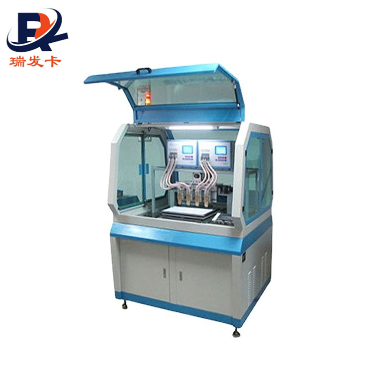 不锈钢全自动精密点焊机 非接触PVC填充天线引线与芯片碰焊焊接机