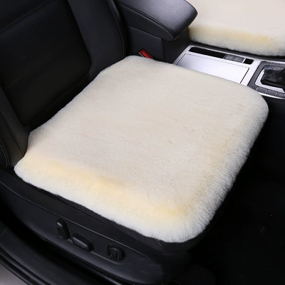 Seat cushion, seat cover – Backrest Three-Piece Seat Cushion Cover - beige-white-main-drivers-seat-cushion