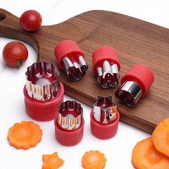 不鏽鋼壓花切蝴蝶面模具印花6件套模花器橡皮泥印花套裝廚房用品