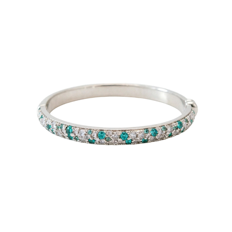 Modas de estilo universal de piedra de silicio geométrica pulsera redonda personalidad temperamento nicho pulsera ligera lujo alta sensación de joyería al por mayor