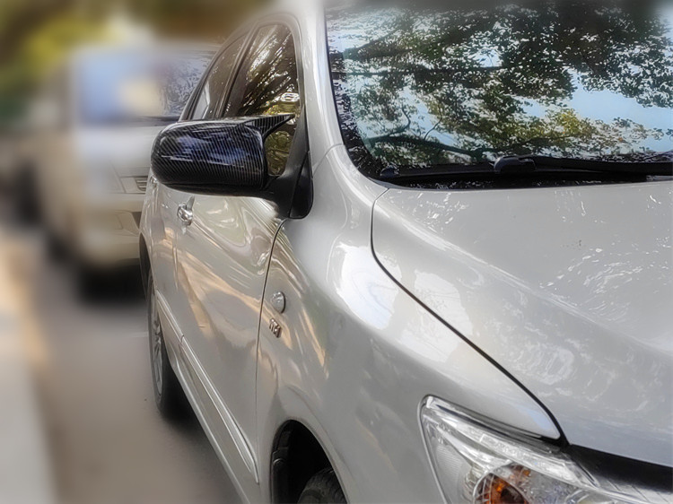 Suitable for Toyota Old Corolla 2006-2013 Models, Carbon Fiber Rearview Mirror Horn Covers, Specifically for Toyota