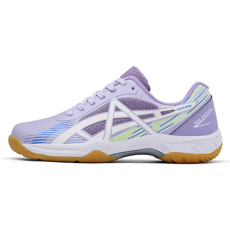 Nuevos zapatos de tenis de mesa transfronterizos primavera y otoño ventilados tenis antideslizante amortiguador zapatos de bádminton de estudiantes de secundaria juveniles