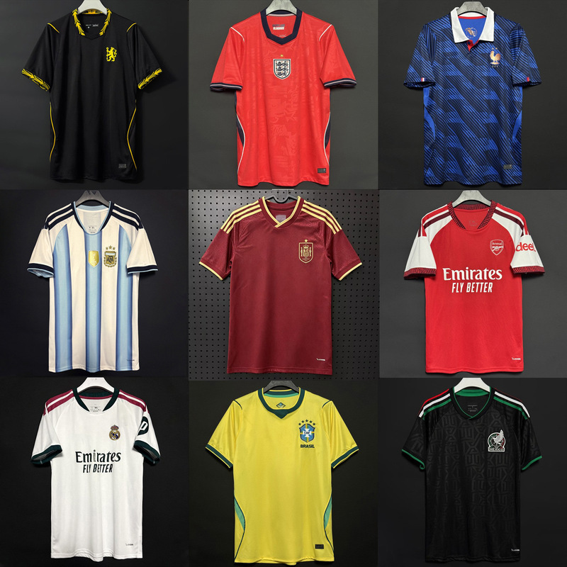 2627 Argentina Spain Jersey Arsenal Barcelona Real Madrid Benfica Mexico Chelsea Short Sleeve 2627 Argentina Spain Jersey Arsenal Barcelona Real Madrid Benfica Mexico Chelsea Short Sleeve
