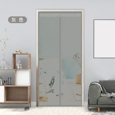 16 Magnetic blocks With map Ruansha door curtain Manufactor printing magnetic door curtain Sealing property Mosquito screen door