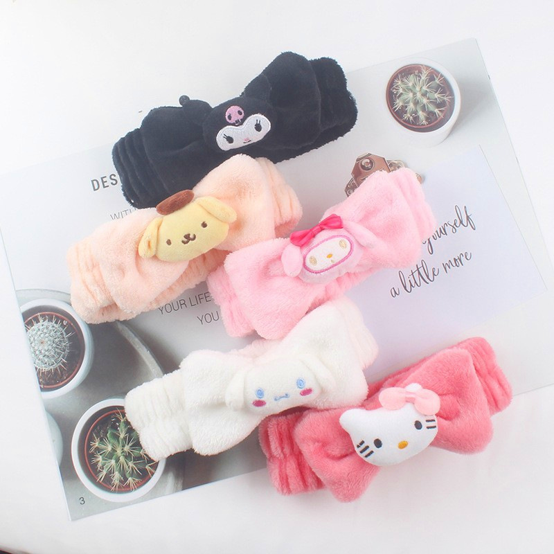 Cinta para el cabello prensado para el lavado de cara de otoño e invierno, cinta para el cabello linda, diadema antideslizante dulce, diadema, tocado